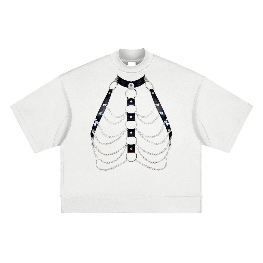 Heavyweight Oversized Mock Neck T-shirt