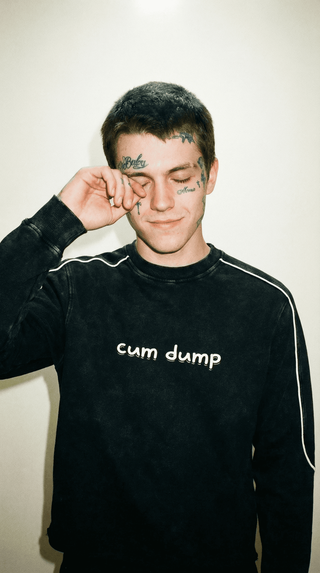 FETISHISTO Fetish Raw Hem Sweatshirt - Edgy Adult Style