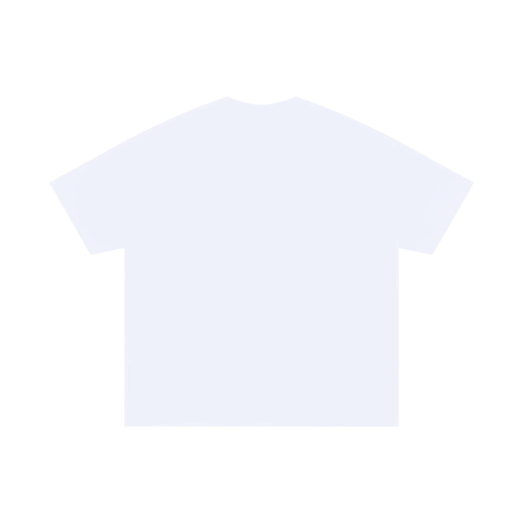 FETISHISTO chaos of desire oversized t-shirt in plain white color with relaxed fit and short sleeves