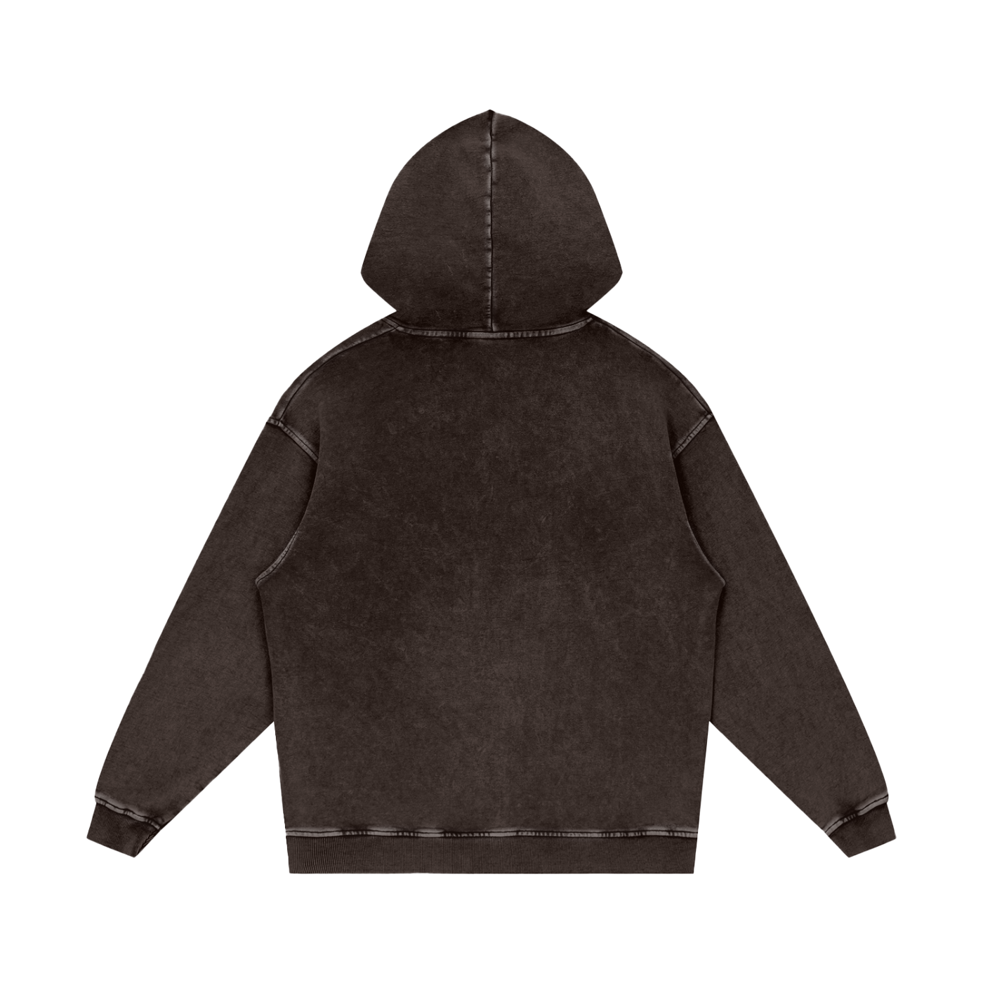 Snow Washed Loose Cotton Hoodie