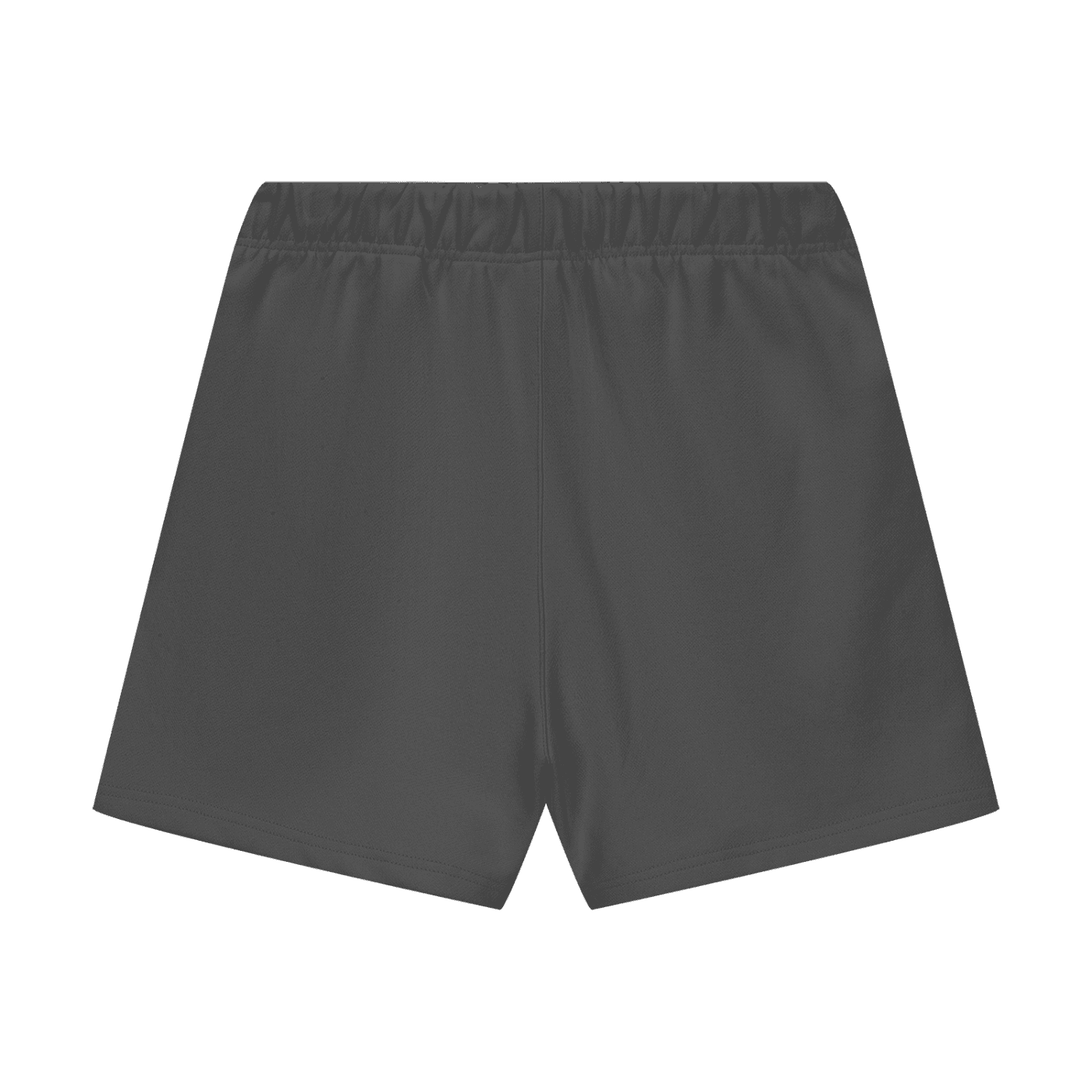 FETISHISTO unisex heavyweight fleece shorts in dark gray with elastic waistband and relaxed fit